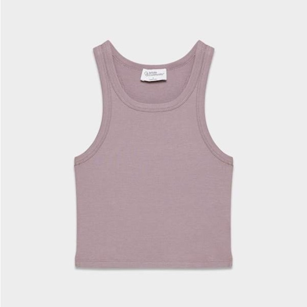 Aritzia Honor Tank in Purple Taupe